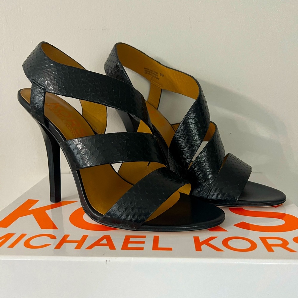 NEW KORS Michael Kors GENUINE Snake Skin Sandals